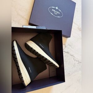 Prada high-top sock sneakers